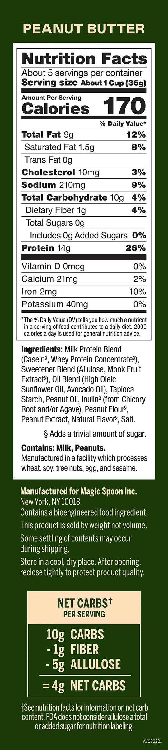 Peanut Butter - 1 case (4 boxes)