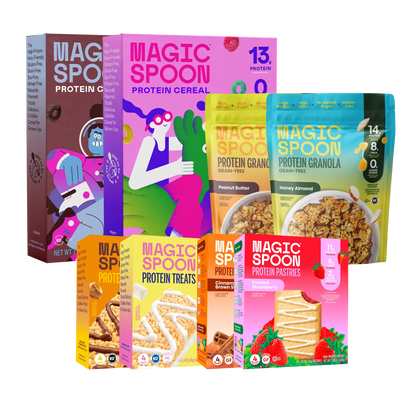 Hall of Fame Pack - 2 boxes of Cereal, 2 boxes of Treats, 2 bags of Granola, 2 boxes of Pastries