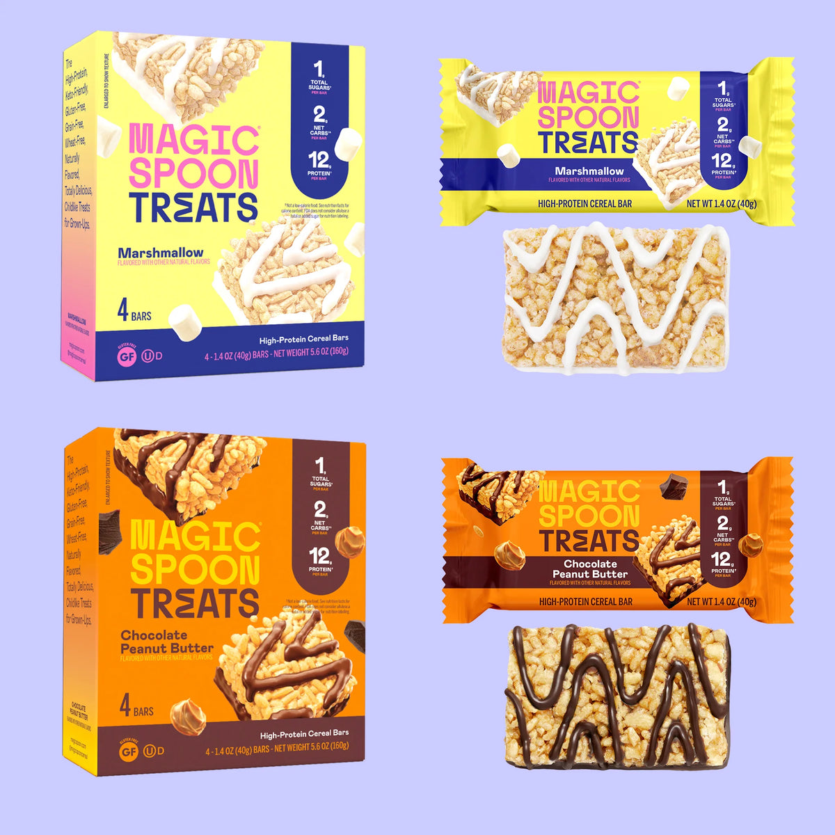 Treats Combo Pack - 16 Cereal Treats (4 Boxes)