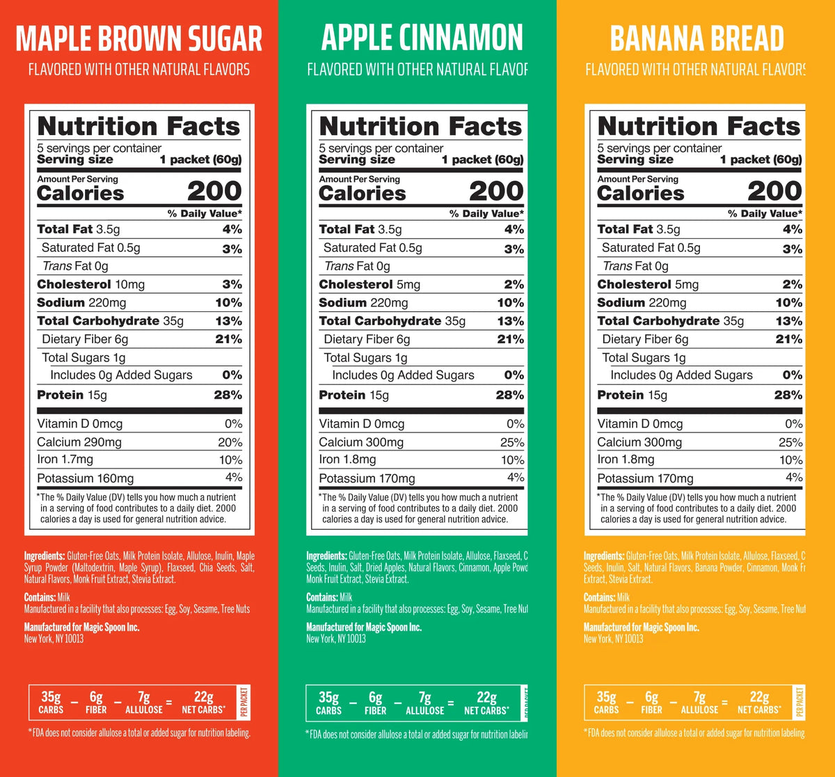 Oatmeal Variety 6 - 1 case (6 boxes)