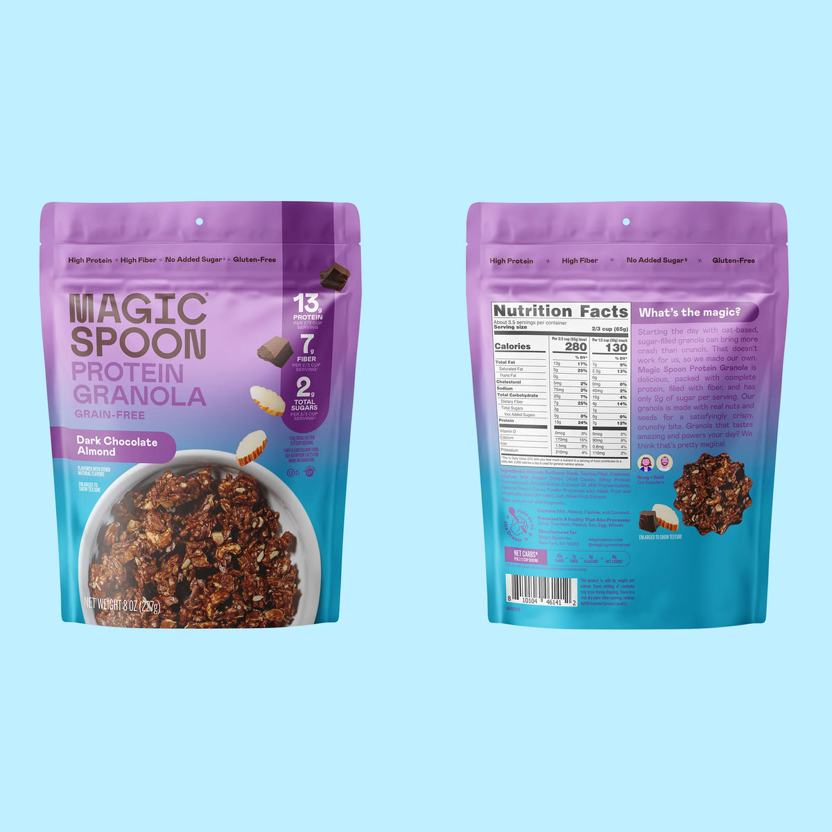 Dark Chocolate Almond - 4 Bags of Granola (FAIRE)