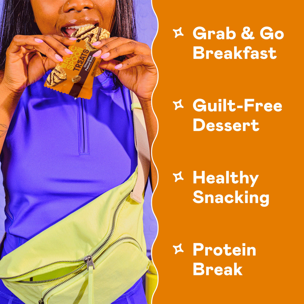 Magic Spoon Protein Treats 8 Bars (2 Boxes) - Peanut Butter