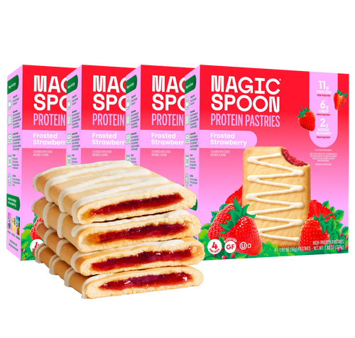 Frosted Strawberry - 16 Pastries (4 Boxes)