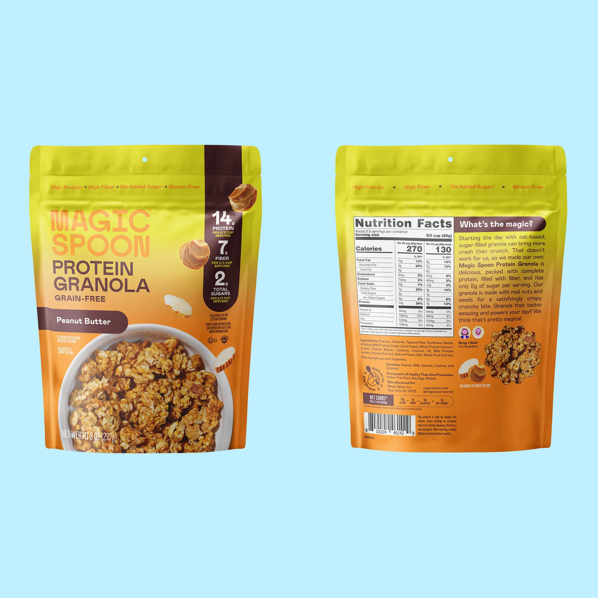 Peanut Butter - 4 Bags of Granola