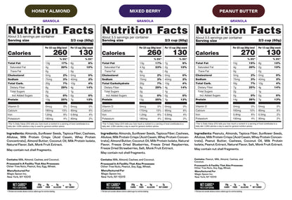 Variety 6 - 6 Bags of Granola