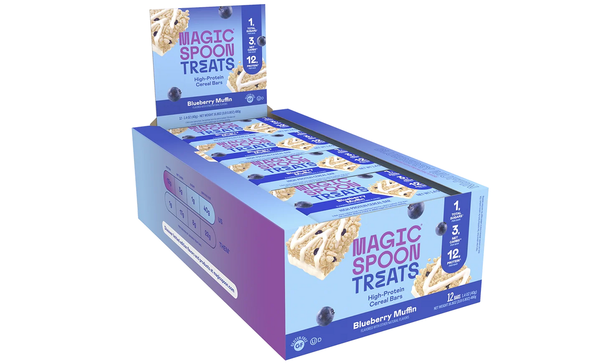 BLUEBERRY MUFFIN  - 12 Cereal Treats (1 Box)