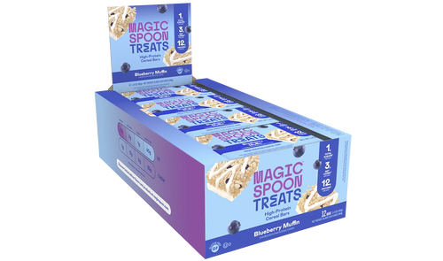 BLUEBERRY MUFFIN  - 12 Cereal Treats (1 Box)