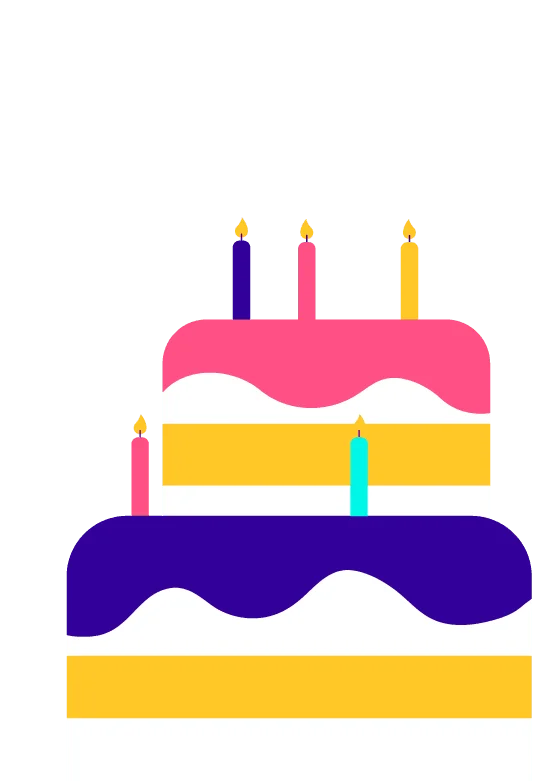 Birthday Cake - 6 boxes