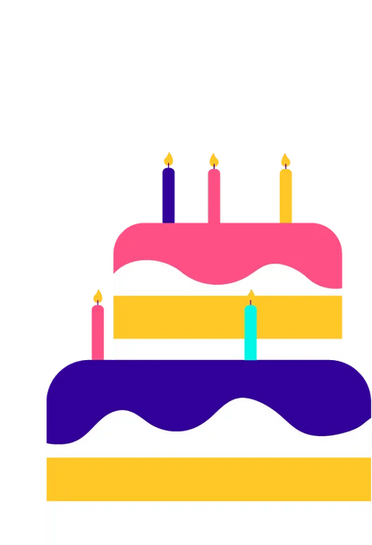Birthday Cake - 6 boxes