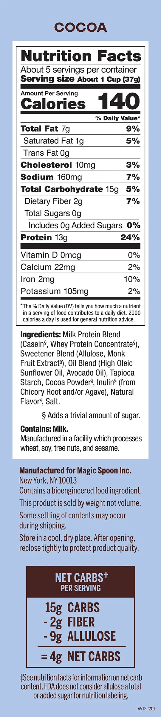 Cocoa - 1 case (4 boxes)