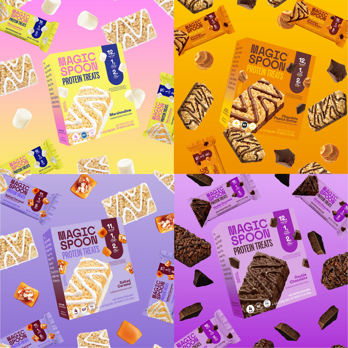 Variety 4 - 16 Cereal Treats (4 Boxes)